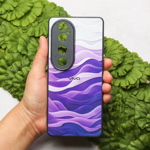 Purple Crest metal back case for Vivo V40