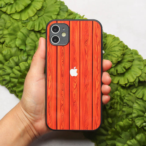 WoodCraft Touch metal back case for Apple Iphone 12