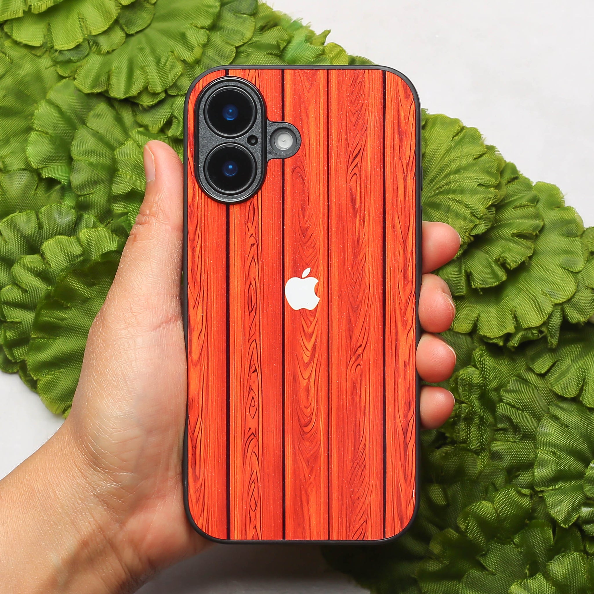 WoodCraft Touch metal back case for Apple Iphone 17