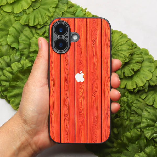 WoodCraft Touch metal back case for Apple Iphone 17