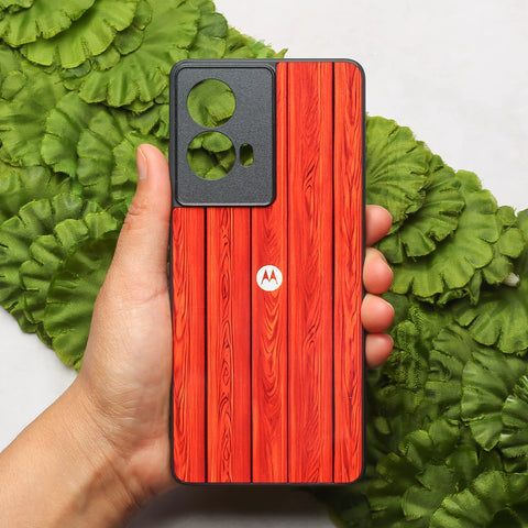WoodCraft Touch metal back case for Moto Edge 50 Fusion
