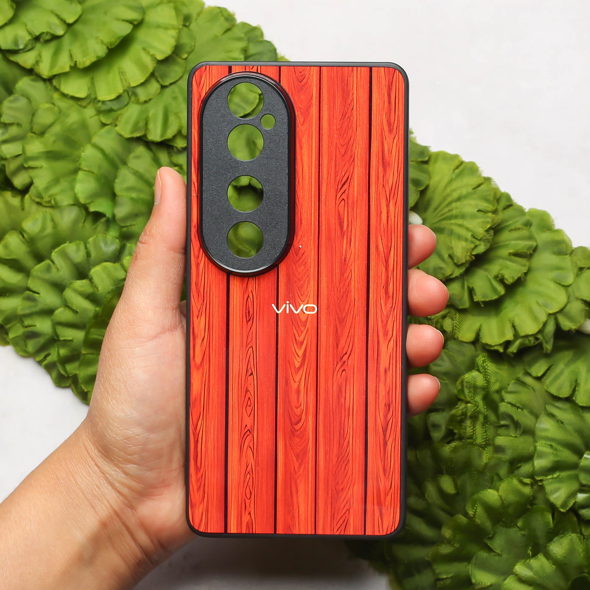 WoodCraft Touch metal back case for Vivo V40
