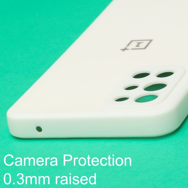 White Camera Original Silicone Case for Oneplus 8t