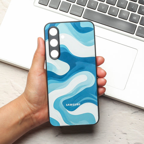 Oceanic Flow metal back case for Samsung S24 FE