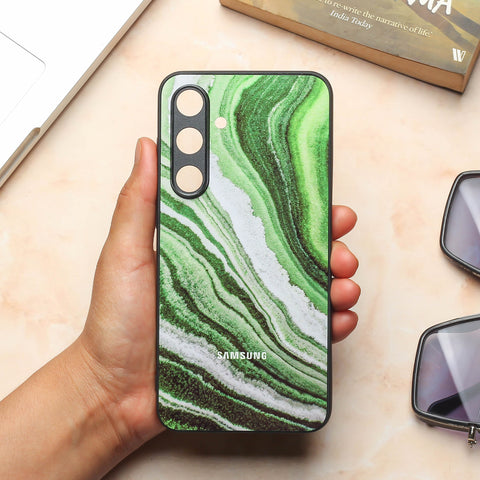 Greenstone Essence metal back case for Samsung S24 FE