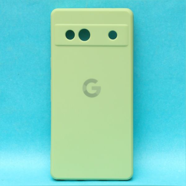 Light Green Candy Silicone Case for Google Pixel 6A