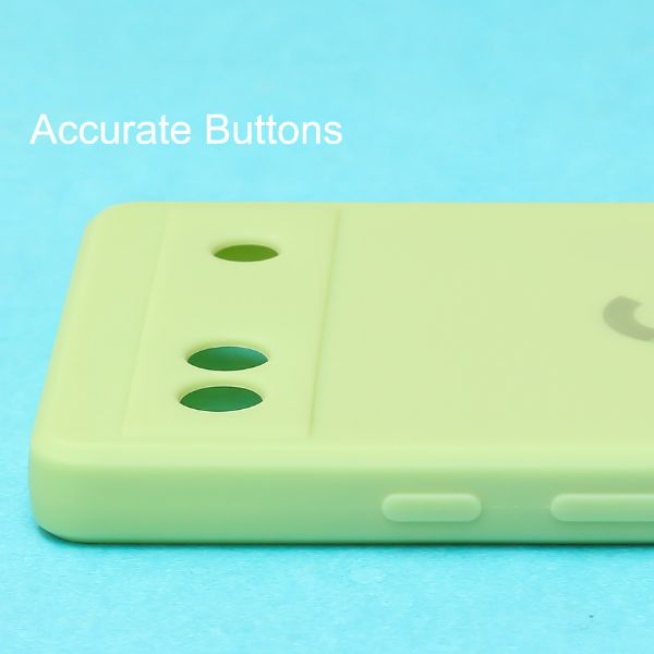 Light Green Candy Silicone Case for Google Pixel 6A