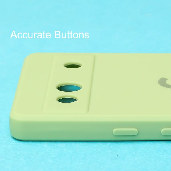 Light Green Candy Camera Silicone Case for Google Pixel 7A