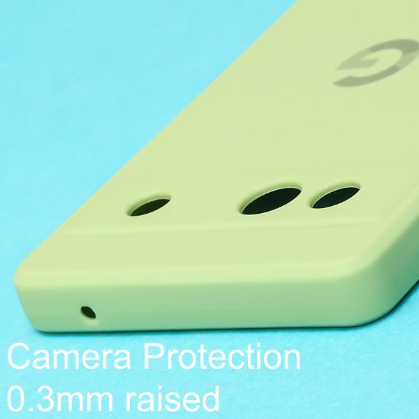 Light Green Candy Camera Silicone Case for Google Pixel 7A