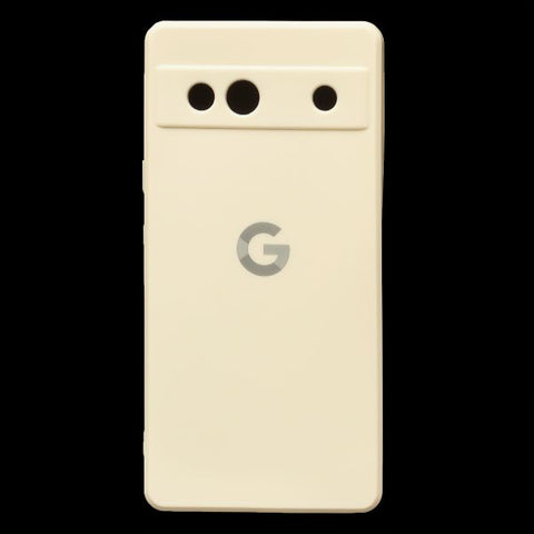 Cream Candy Camera Silicone Case for Google Pixel 7A