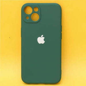 Dark Green Candy Silicone Case for Apple Iphone 15 Plus