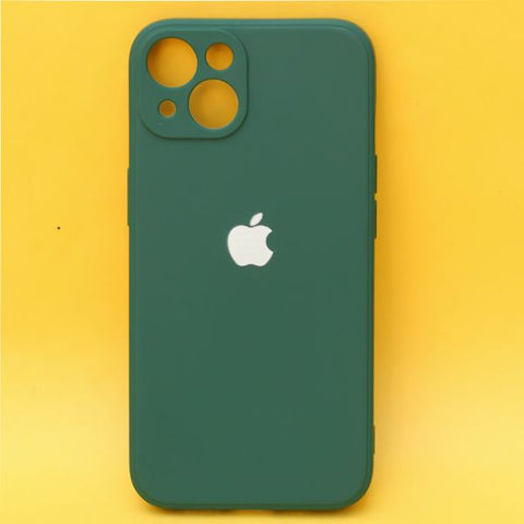 Dark Green Candy Silicone Case for Apple Iphone 15