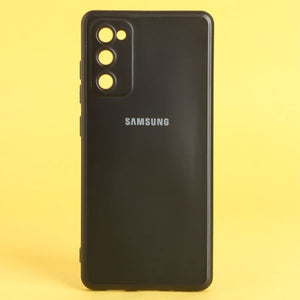 Black Metallic Finish Silicone Case for Samsung S20 FE