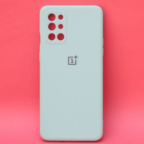 Light Blue Camera Original Silicone Case for Oneplus 8t