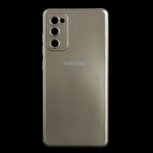 Dark Grey Metallic Finish Silicone Case for Samsung s20 FE