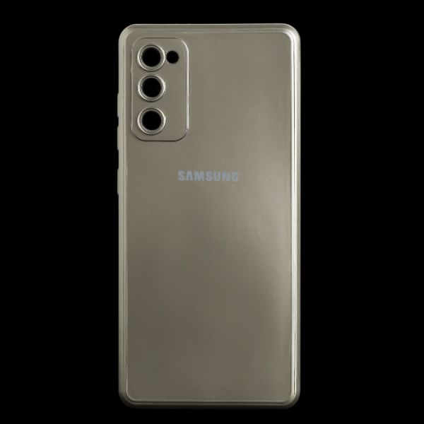 Dark Grey Metallic Finish Silicone Case for Samsung s20 FE