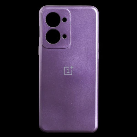 Dark Violet Metallic Finish Silicone Case for Oneplus Nord 2T