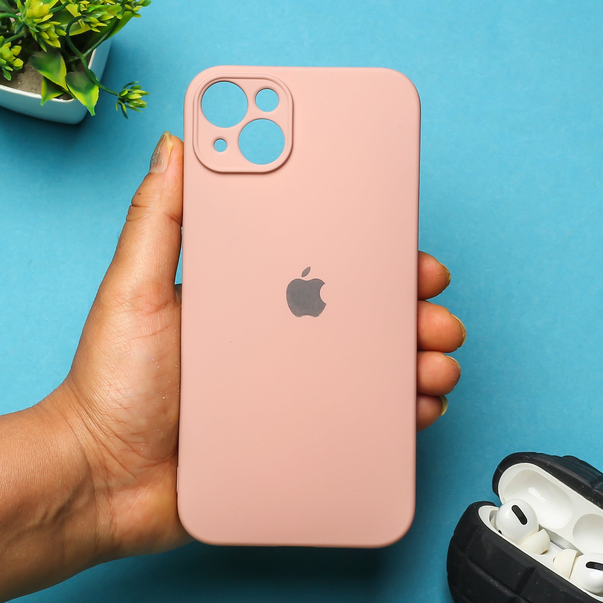 Peach Camera Original Silicone Case for Apple Iphone 14 Plus