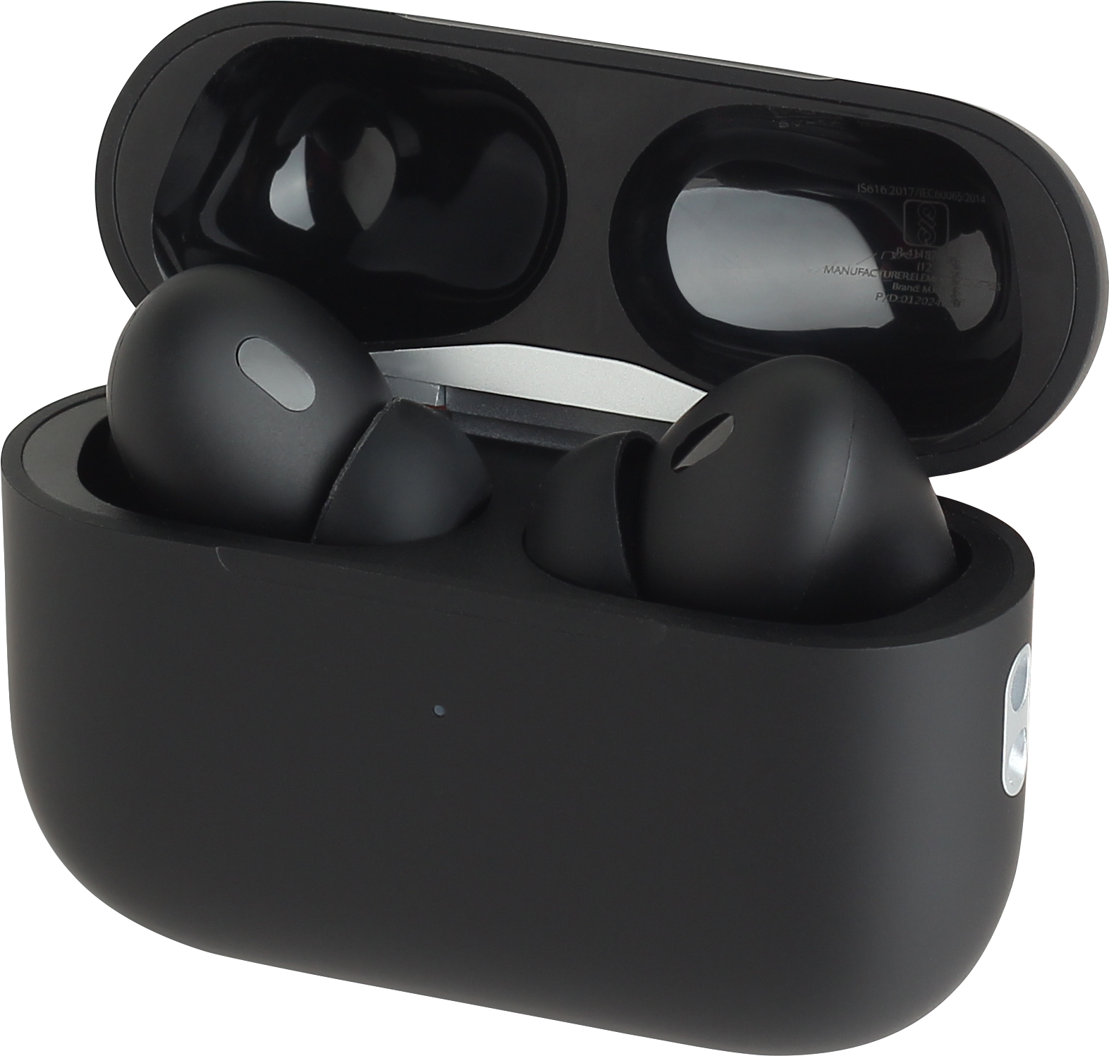 Matte Black Earbuds Pro V2 - THE HATKE