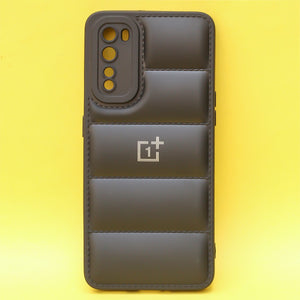 Black Puffon silicone case for Oneplus Nord
