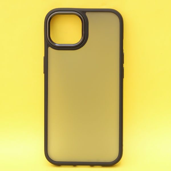Black Smoke Skin Silicone case for Apple iphone 14