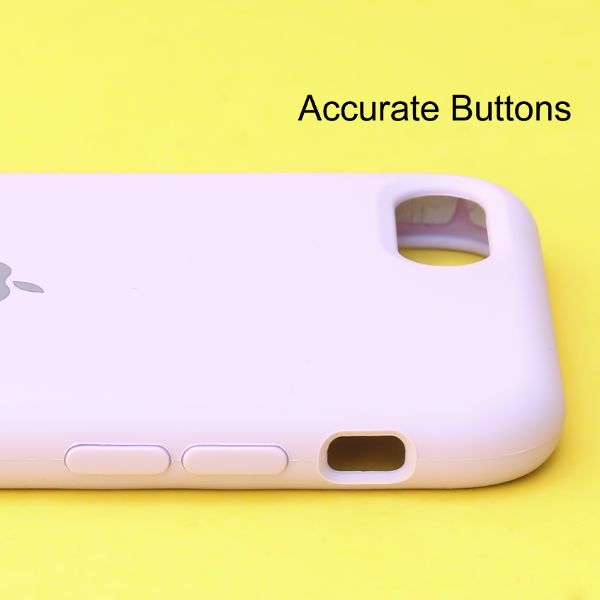 Purple Original Silicone case for Apple iphone SE 2