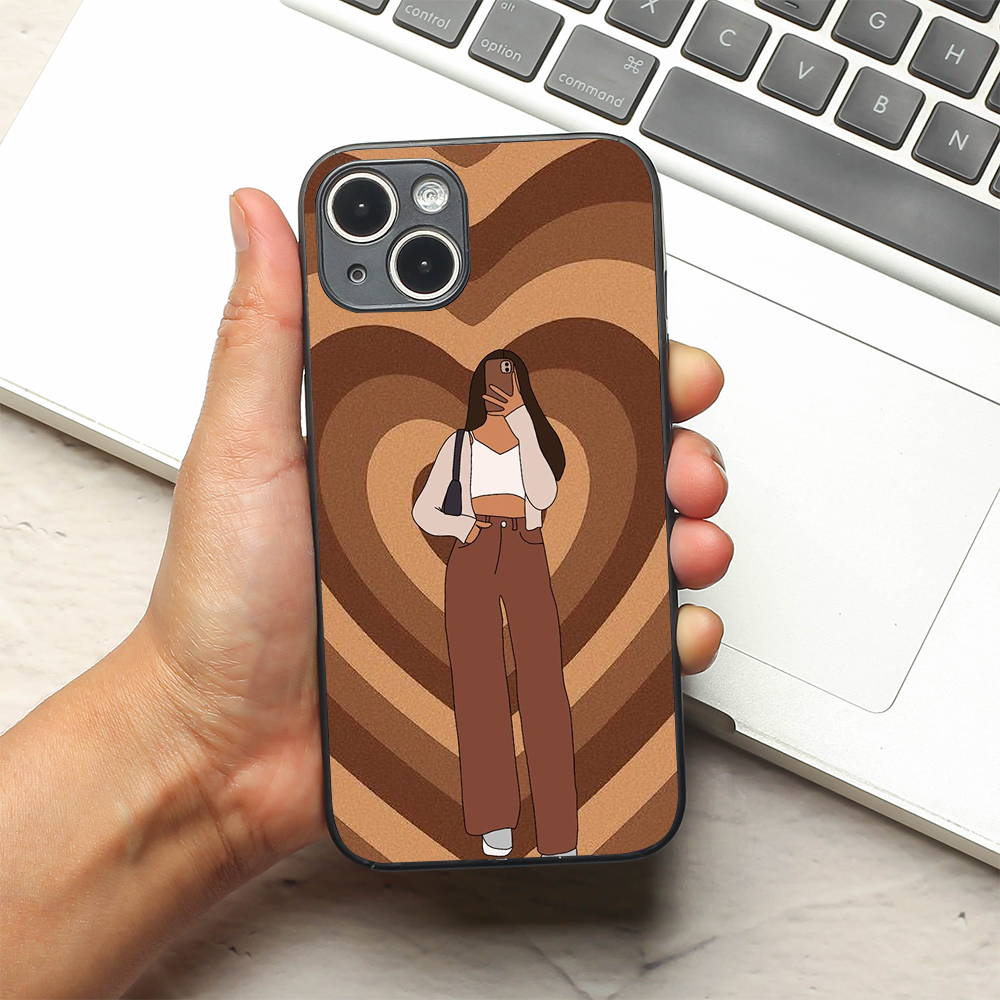 Retro Soul metal back case for Apple Iphone 15