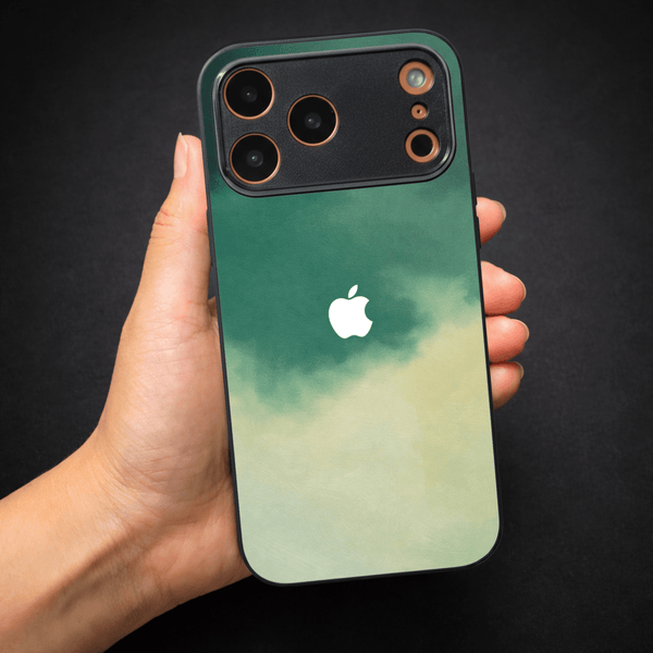 Thunder oil Paint (MB) silicone Case for Apple Iphone 17 Pro Max