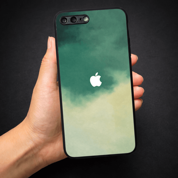 Thunder oil Paint (MB) silicone Case for Apple Iphone 8 Plus