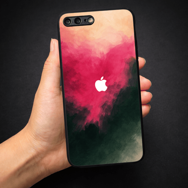 Roseate oil Paint (MB) silicone Case for Apple Iphone 8 Plus