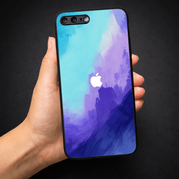 Marine oil Paint (MB) silicone Case for Apple Iphone 8 Plus