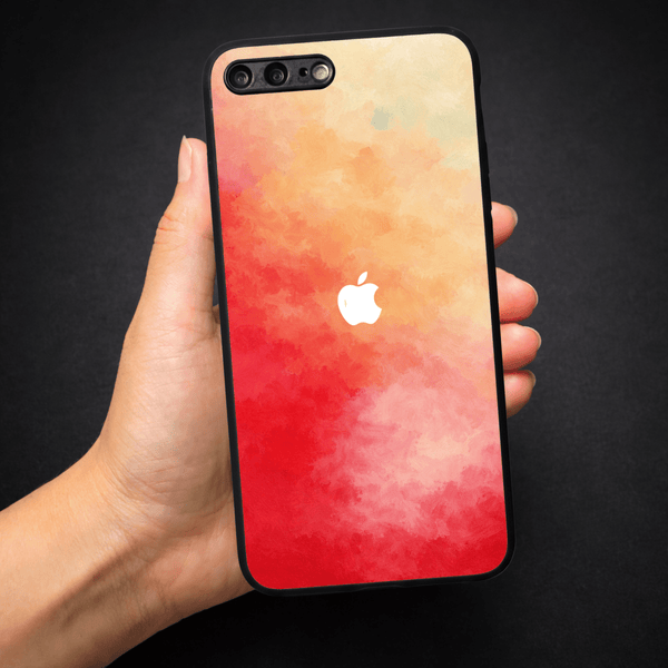 Magma oil Paint (MB) silicone Case for Apple Iphone 8 Plus