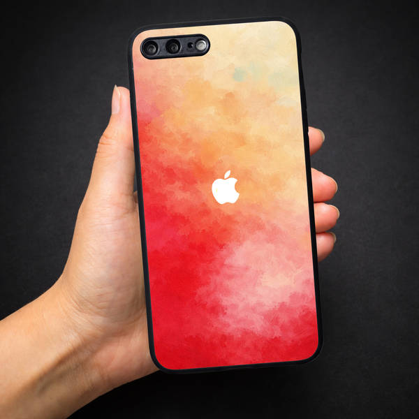 Magma oil Paint (MB) silicone Case for Apple Iphone 7 Plus