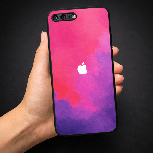 Magenta oil Paint (MB) silicone Case for Apple Iphone 7 Plus