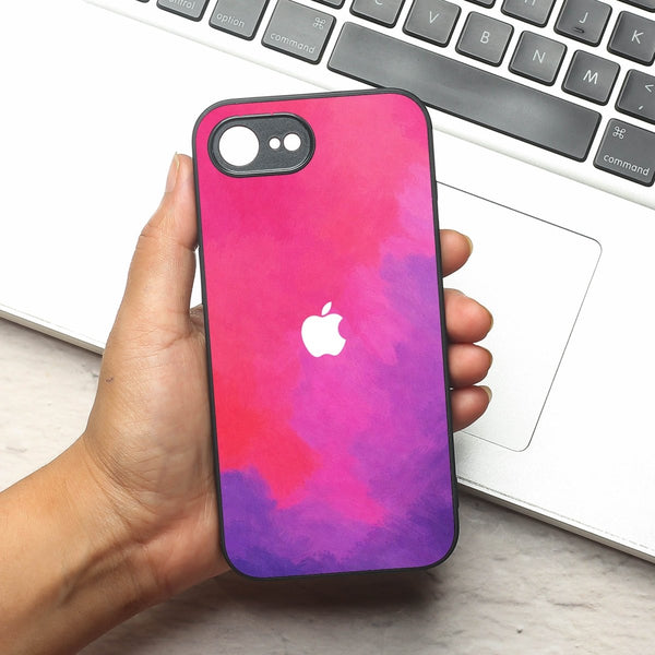 Magenta oil Paint (MB) Silicone Case for Apple Iphone 16e