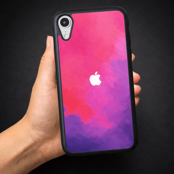 Magenta oil Paint (MB) silicone Case for Apple Iphone XR