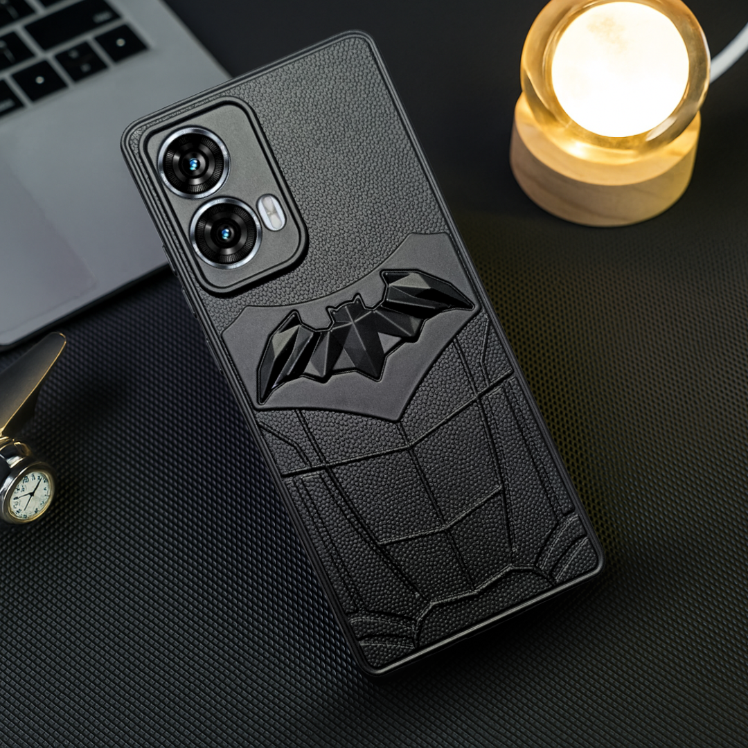 BS Superhero Engraved logo silicon Case for Motorola G85