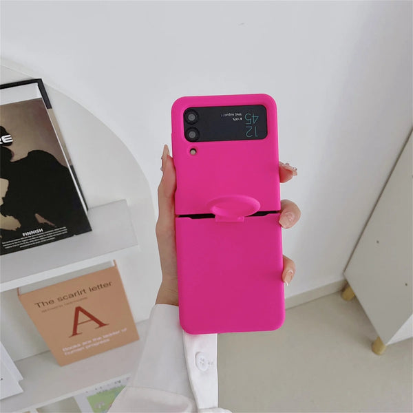 Hot Pink Original Silicone case for Samsung Galaxy Z FLIP 4