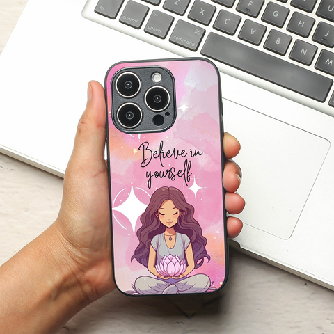 Lotus Girl metal back case for Apple Iphone 12 Pro