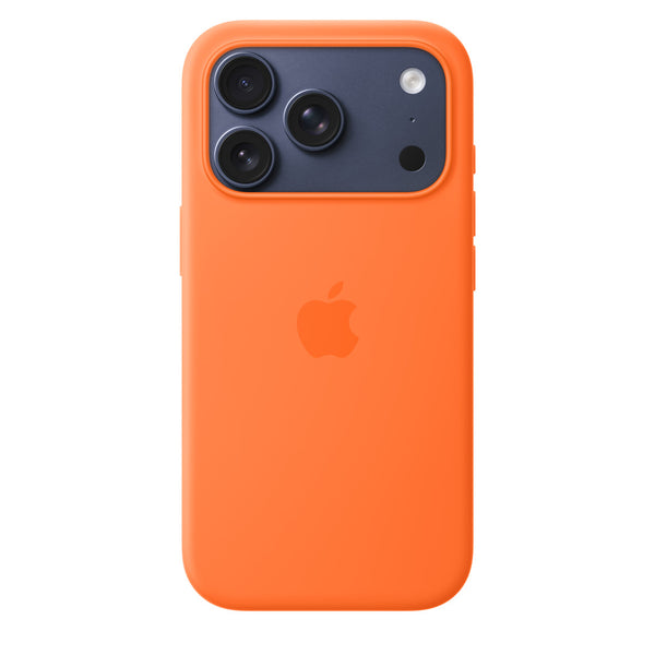Orange Original Silicone case for Apple iphone 17 Pro Max