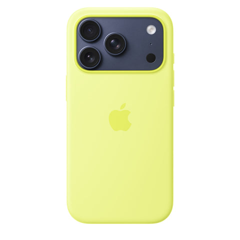 Yellow Original Silicone case for Apple iphone 17 Pro Max