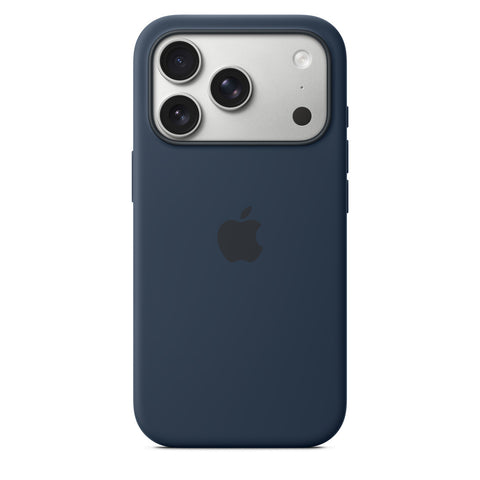 Dark Blue Original Silicone case for Apple iphone 17 Pro Max