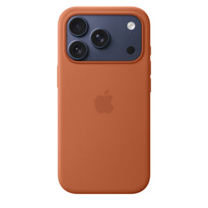 Brown Original Silicone case for Apple iphone 17 Pro