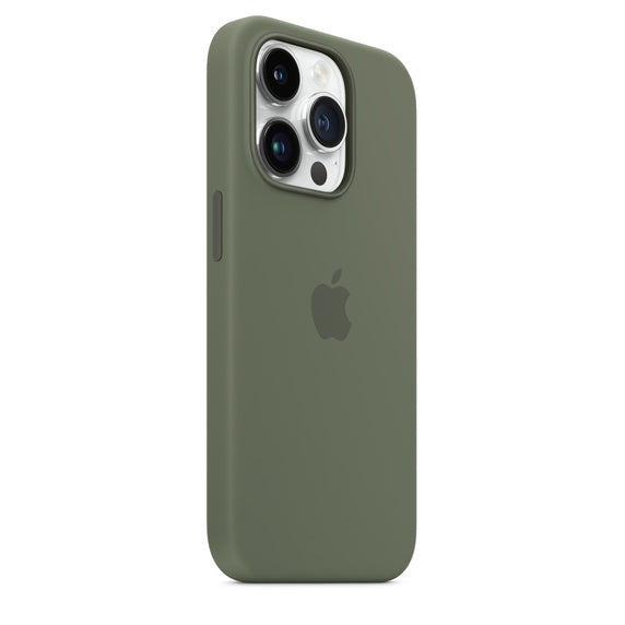 Olive Green Original Silicone case for Apple iphone 15 Pro