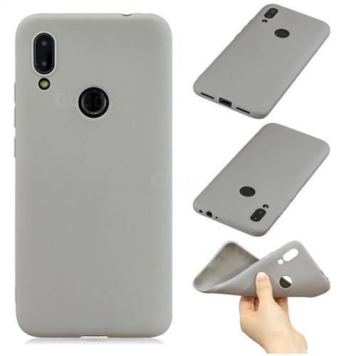 Grey Camera Original Silicone Case for Redmi Note 6 Pro