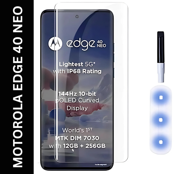 Premium UV Tempered Glass Screen Protector For Motorola Edge 40 NEO 5g