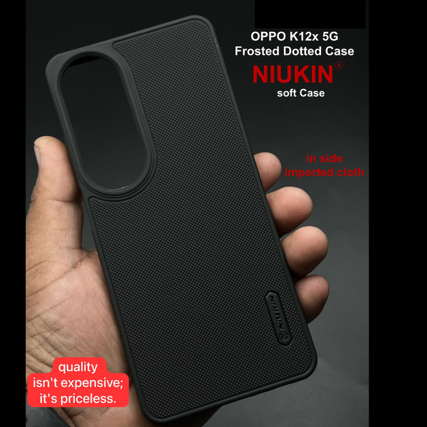 Black Niukin Silicone Case for Oppo K12X