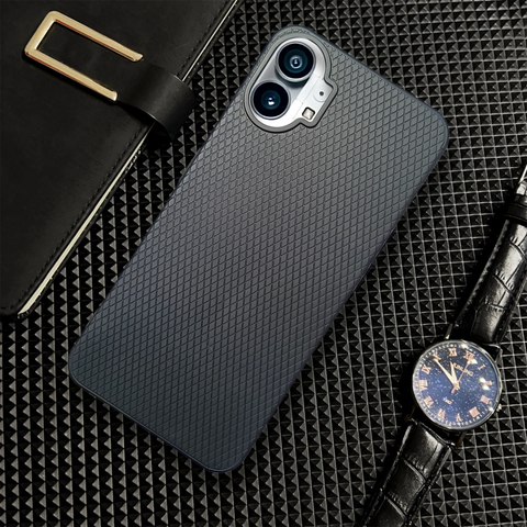 Black Line Wave Silicone Case for Oneplus Nothing Phone 1