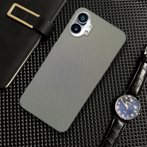 Grey Line Wave Silicone Case for Oneplus Nothing Phone 1