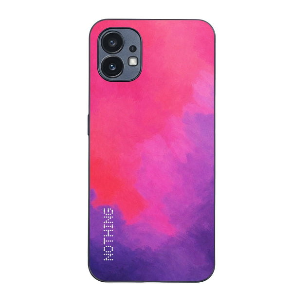 Magenta oil Paint (MB) Silicone Case for Nothing Phone 1